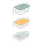 Hermia Set de Cajas de Almacenaje 9 Piezas Plástico Sin BPA